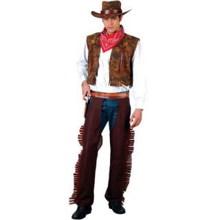 MENS WESTERN COWBOY ADULT WILD WEST PARTY COSTUME (SMALL) FANCY DRESS