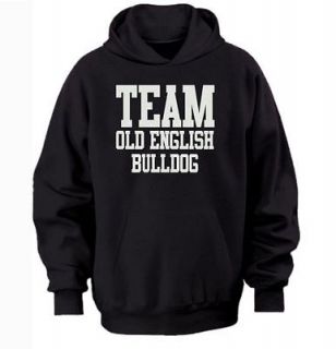   OLD ENGLISH BULLDOG HOODIE warm cozy top   dog and puppy pet owners