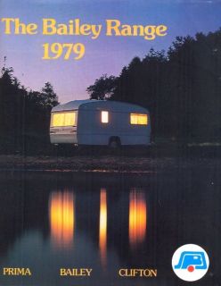 Bailey Caravans 1979 UK market sales brochure