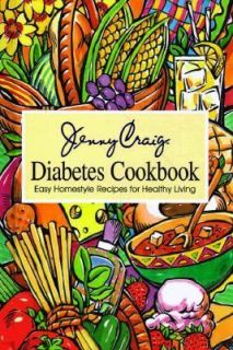 Jenny Craig Diabetes Cookbook by Oxmoor House Staff 2003, Hardcover 