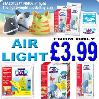 FIMO AIR LIGHT MODELLING CLAY DRYING SOFT ACRYLIC PAINT ART MOBILES 