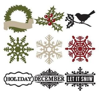 DECEMBER 25TH Seasonal Cricut Cartridge By Teresa Collins