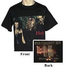 HOLE COURTNEY LOVE   NEW OFFICIALLY LICENSED CONCERT SHIRT SIZE ADULT 
