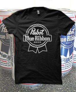 PABST BLUE RIBBON T Shirt PBR BEER Logo NEW Size S   6X
