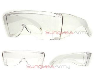 IMMEDIATE SHIPPING US SELLER Full Shield LAB SAFETY GLASSES goggles 