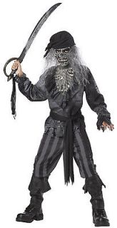Child Size 12 14 Kids Ghost Ship Pirate Costume   Scary Costumes