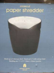 Michael Graves Design Cross Cut Paper Shredder