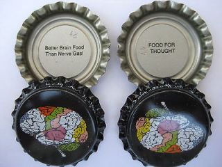 Home brew 100 Brainilizer bottle cap crowns Free S&H Soda/Beer