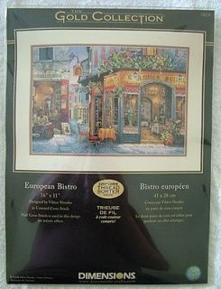   Gold Collection European Bistro counted cross stitch kit   No. 35224