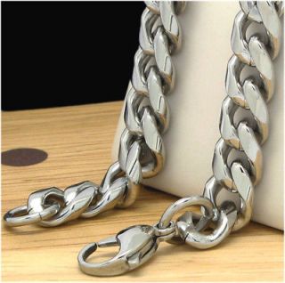 HEAVY 100g Stainless Steel CURB CHAIN Necklace 24 10mm