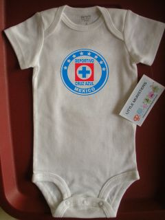 Deportivo Cruz Azul Soccer Baby Onesie