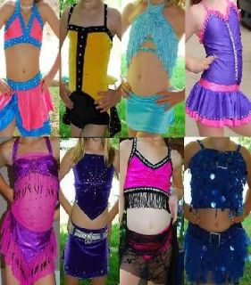   Made Tap Jazz Dance Competition Costume CS 6 8, CM 8 10 *TONS 4 SALE