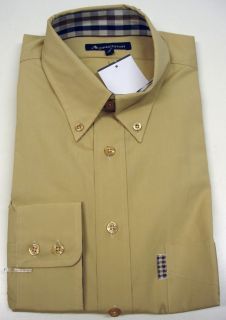 Aquascutum Cowden Sand L/S Mens Shirt   BNWT   RRP £75.00