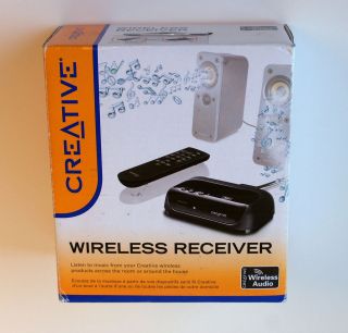 Creative Sound Blaster Wireless Audio Receiver & Remote bundle P/N 