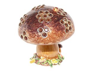 New Swarovski Crystal Mushroom Trinket Box