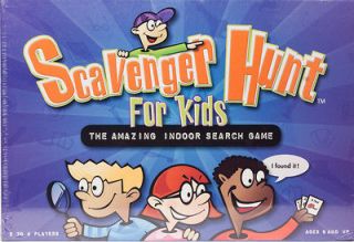 ScaVenger Hunt Board Game for Kids 2 to 4 players Indoor Search Game