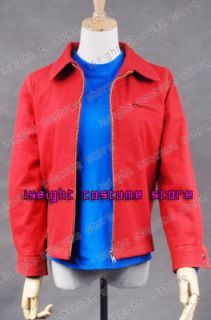 Clark Kent Jacket Costume Smallville Coat * Red Denim * Standard Size 