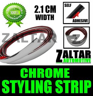 CHROME STYLING MOULDING STRIP TRIM ADHESIVE 21MM TVR GRIFFITH