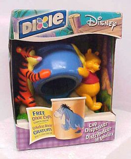   Disney Winnie the Pooh Bathroom Cup Dispenser Dixie Cup Dispenser