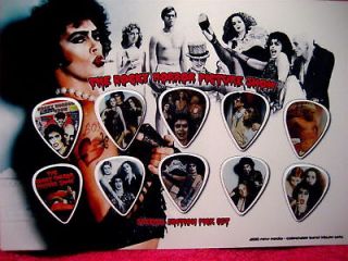 CULT CLASSIC Set The Rocky Horror Picture Show GUITAR PICKs Free World 