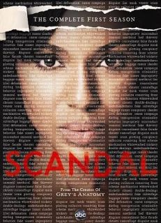 Scandal The Complete First Season DVD, 2012, 2 Disc Set