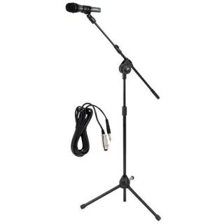 New PMKSM20 Microphone and TriPod Stand With Extending Boom & Mic 