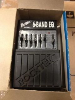 ROCKTEK GER 01 EQ Equalizer pedal. Mid or Clean Volume Boost. w/box 