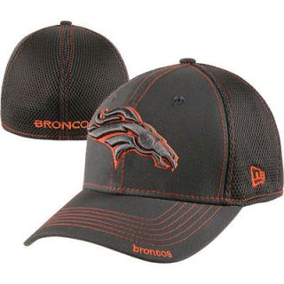 New Era 39Thirty Denver Broncos Graphite Neo Stretch Fit Curved Bill 