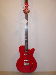 Danelectro 56 Reissue Baritone Electric Guitar   GLOSS RED   Made in 