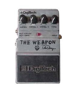 DigiTech Dan Donegan The Weapon Distortion Guitar Effect Pedal