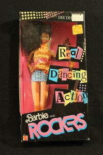 1986 Dee Dee Real Dancing Action Barbie and the Rockers New in Box 