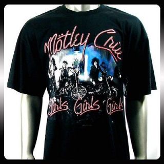 Motley Crue American Heavy Metal Rock T shirt Sz M Men Punk