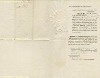 LEVI LINCOLN   DOCUMENT SIGNED 06/05/1828