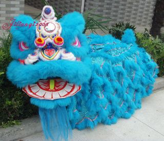 NEW 100% Natural Wool Supreme Chinese Lion Dance Costumes Complete Set
