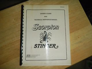 SCORPION STINGER DART BOARD owners manual