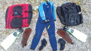   Skin Scuba Diving Equipment Gear Body Glove Wet Suit DataMax II Ariat