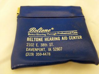 VTG Coin Purse Beltone Hearing Aid Center, Davenport, IL 52807