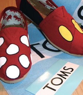 Custom Toms Shoes Mickey & Minnie Men & Womens
