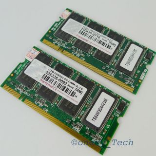   1GB 2x512MB PC2700 DDR333 DDR 200pin Sodimm Laptop Memory Free Ship