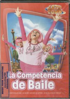 DVD LAZY TOWN LA COMPETENCIA DE BAILE SEALED NEW IN SPANISH