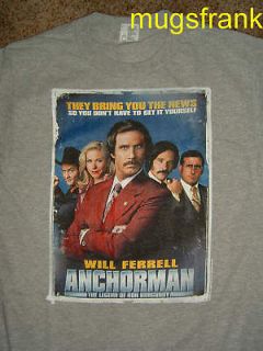 New Anchorman Movie Poster Will Ferrell T Shirt