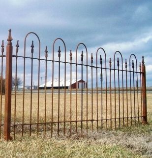   Best Metal, Solid Steel Fencing   Wrought Iron Fence Handmade in IL