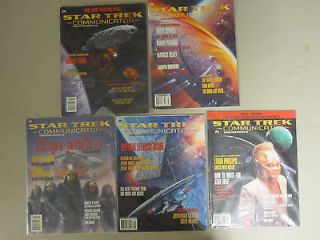 Star Trek Magazines   The Communicator   Fan Club Magazines