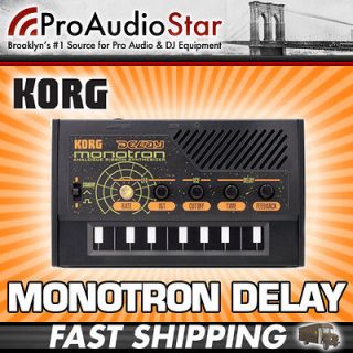 Korg monotron DELAY Analog Ribbon Synthesizer and Space Delay 