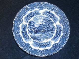 Grindley English Country Inns Blue Saucer s