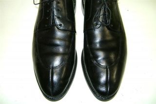 Mens Dress Shoes ALLEN EDMONDS Oxfords Sz 10.5 D Black Split Toe 