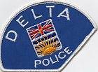 Vintage DELTA POLICE Patch
