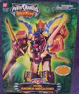 deluxe wild force megazord in TV, Movie & Video Games