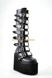 DEMONIA SWING 815 Punk Gothic Womens Boots Shoes