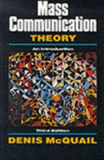   Theory An Introduction by Denis McQuail 1994, Paperback